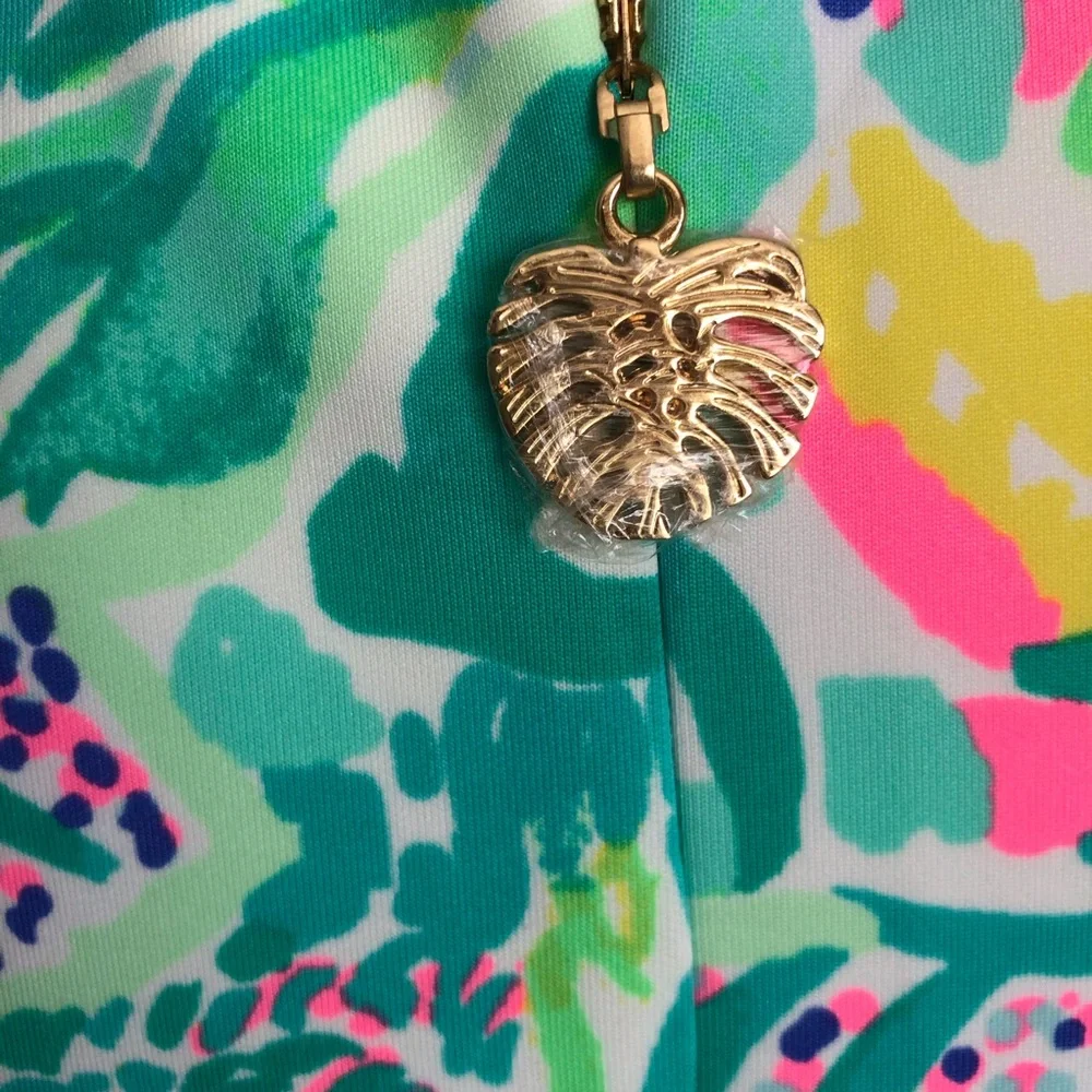 Lilly Pulitzer Mila Knit Shift in Wake Up Call Print New Size L - Picture 5 of 13